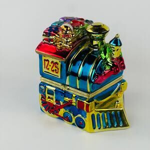 Mr. Christmas Moving Train Music Box "God Rest ye Merry Gentlemen"
